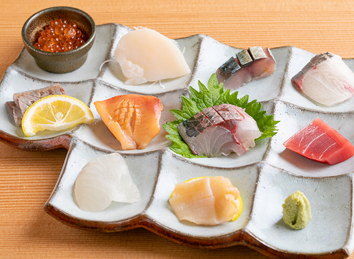 Sashimi platter